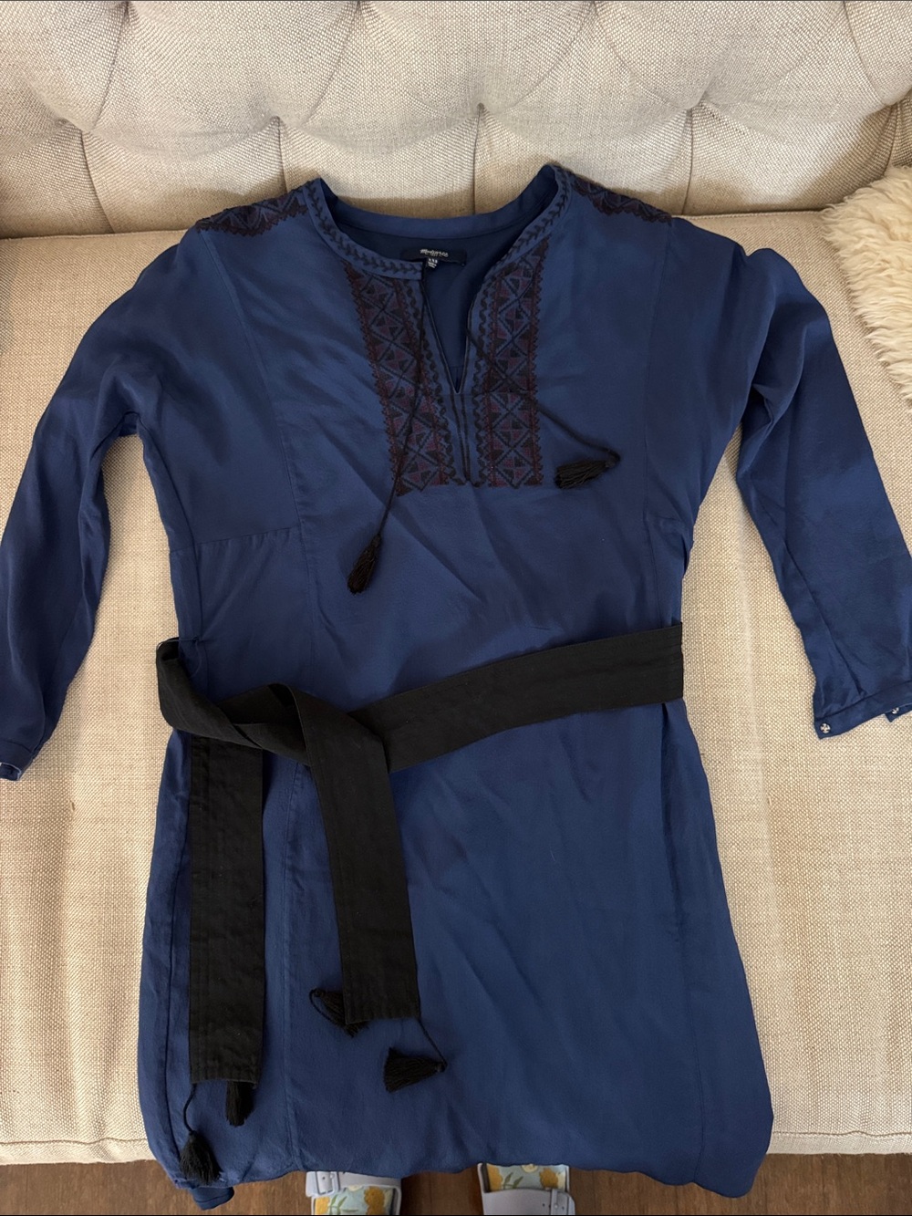 Madewell Silk Tunic Dress
